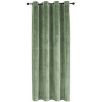 VORHANG Ösen Samt 140/245 cm Lindgrün - Hellgrün, Textil (140/245/245cm) - TiborTex