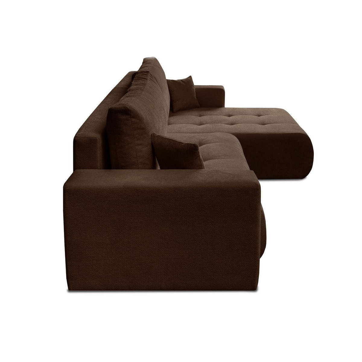 ECKSOFA CLOUD II XL mit Schlaffunktion Vibe 26 - Braun, Textil (280/152cm) - Lookway