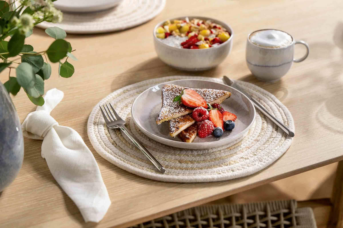 DESSERTTELLER Perlemor Sand beige ø 20,1 cm 6er Set - Beige, Keramik (20.1cm) - like.Villeroy & Boch