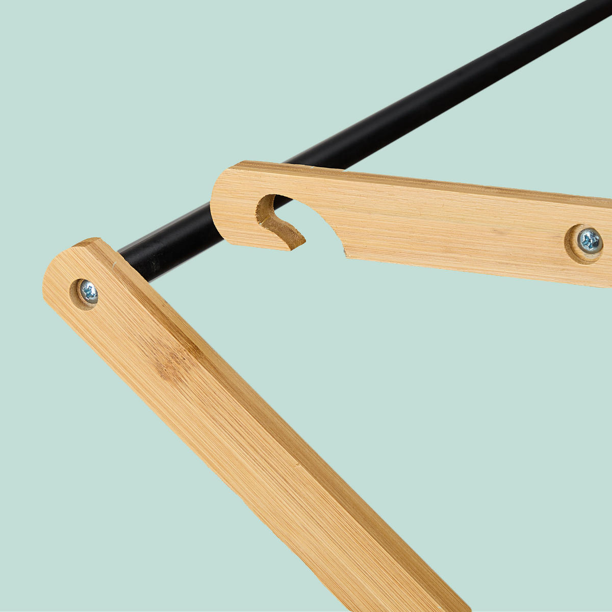 SUŠIAK na prádlo - viacfarebná, kov/drevo (73/115/33cm) - Relaxdays