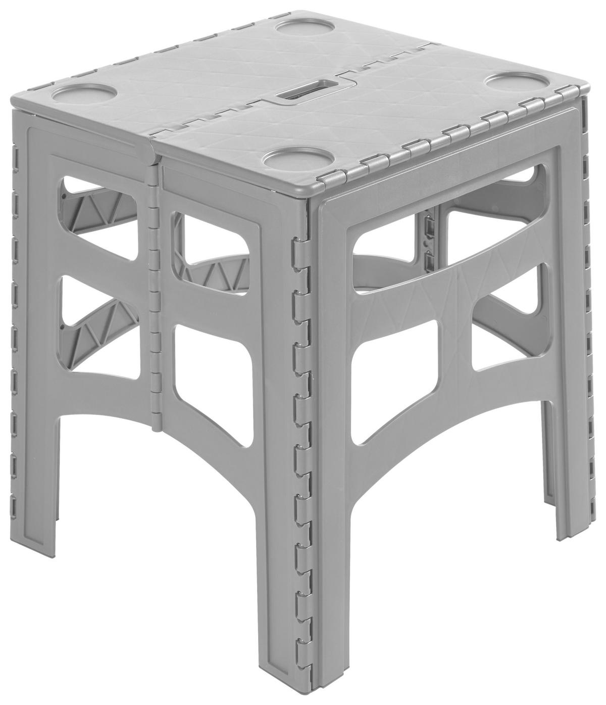 CAMPINGTISCH Timo Grau - Grau, Kunststoff (46.5/44.5/55cm) - Sonstige