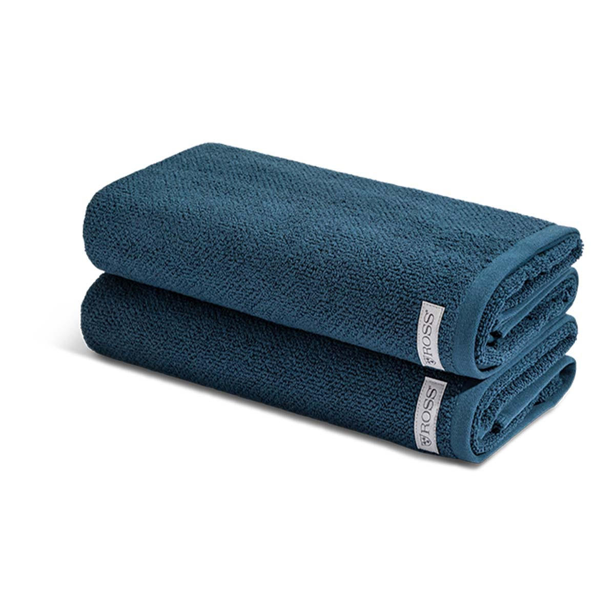 DUSCHTUCH Selection 2er-Set - Blau, Textil (50/100cm) - Ross