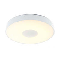 LED DECKENLEUCHTE Weiß Dimmbar Fernbedienung - Weiß, Metall (49.5/49.5/8.5cm)