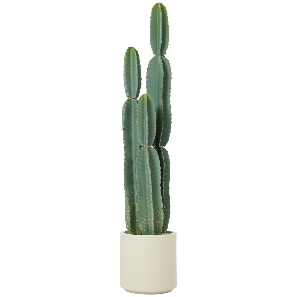 KAKTUS DE-08624 111 cm groß für Wohnzimmer & Büro Grün - Grün, Kunststoff (111cm) - ComfortXL