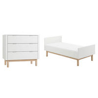 SOBA ZA BEBE 2-dijelniMiloo Bijeli - bijela, drvni materijal (143.5/87.5/75cm) - Petits-meubles