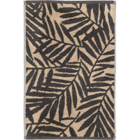 GÄSTETUCH MAISON BLÄTTER 6267 BASALT - 37 - Grau, Textil (30/50cm) - Cawoe