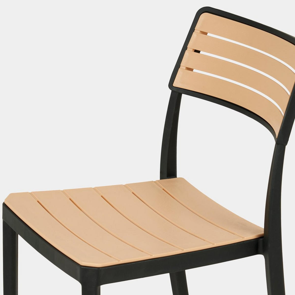 STUHL FÜR DRAUSSEN Hilda Zweifarbig 41 cm x 81 cm - Multicolor, Kunststoff (41/81/54cm) - Klast Home