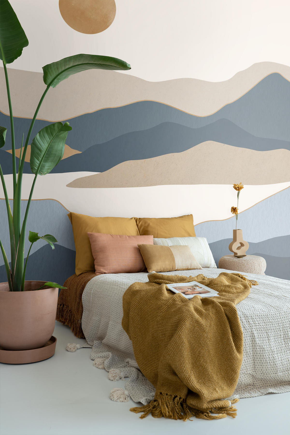 FOTOTAPETE Wüstenlandschaft 250 x 279 cm - Multicolor, Papier (250/279cm) - ESTAhome