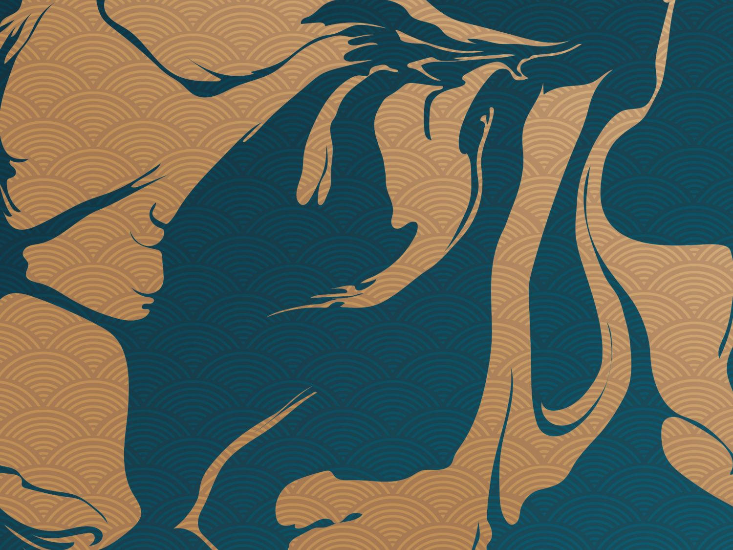 FOTOTAPETE figurative Motive 375 x 270 cm - Blau, Papier (375/270cm) - Sanders & Sanders