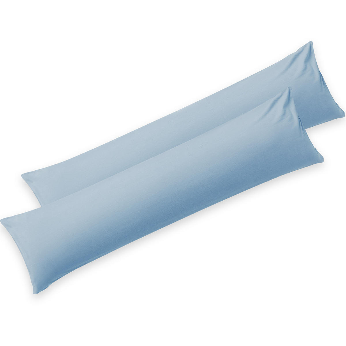 KISSENBEZUG Agneta 40/40 cm, 2er-Set, 100% Baumwolle, Hellblau - Hellblau, Textil (145/40cm) - Blumtal