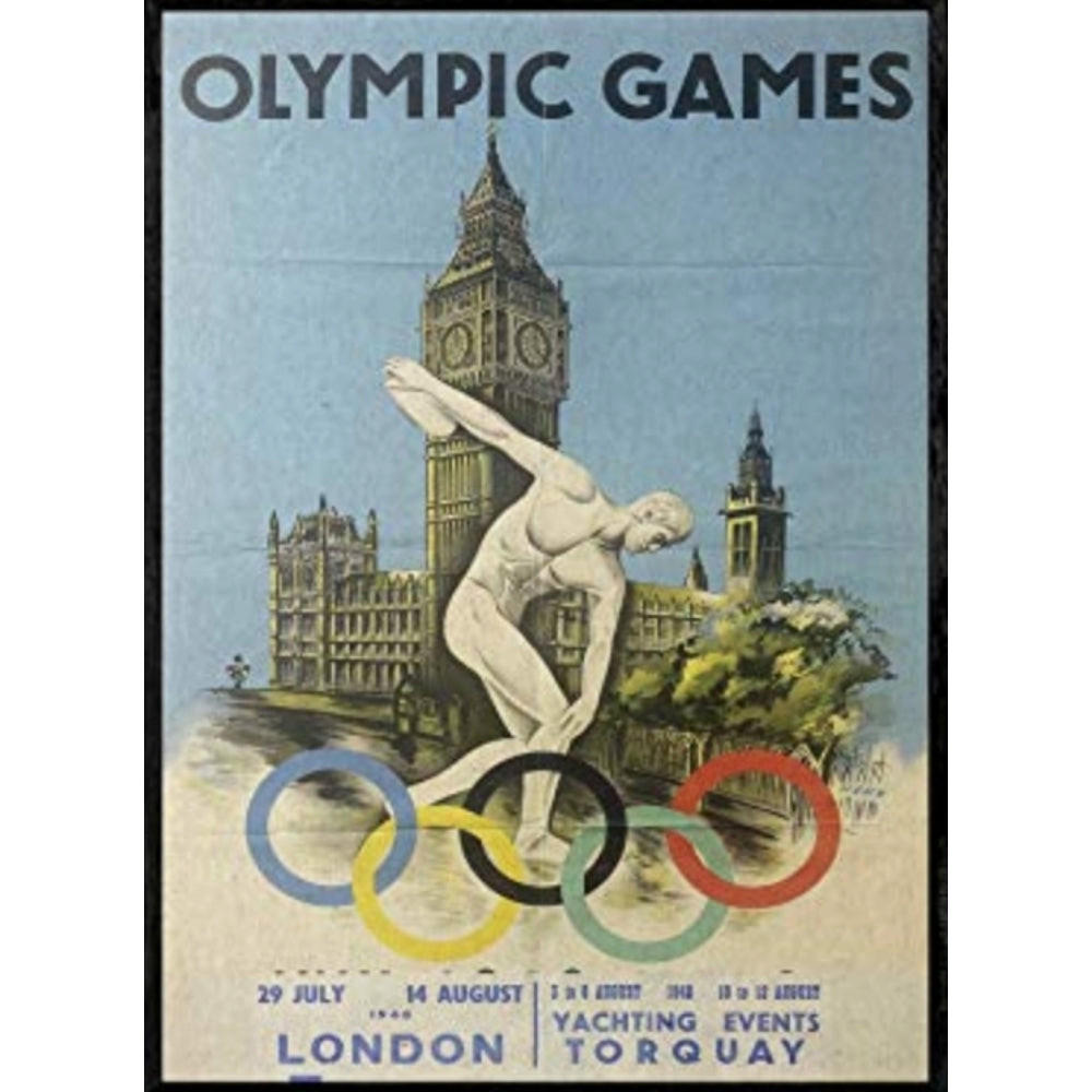 POSTER Olympische Spiele London A3 Rahmenlos - Klar, Papier (29.7/5/42cm) - Nacnic