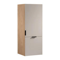 AUFSATZSCHRANK N60N – Sorento Beige Sonoma Eiche – Beige / Sonoma Eiche - Beige/Sonoma Eiche, Holzwerkstoff (60/158/58cm) - ROYAL24_MARKT
