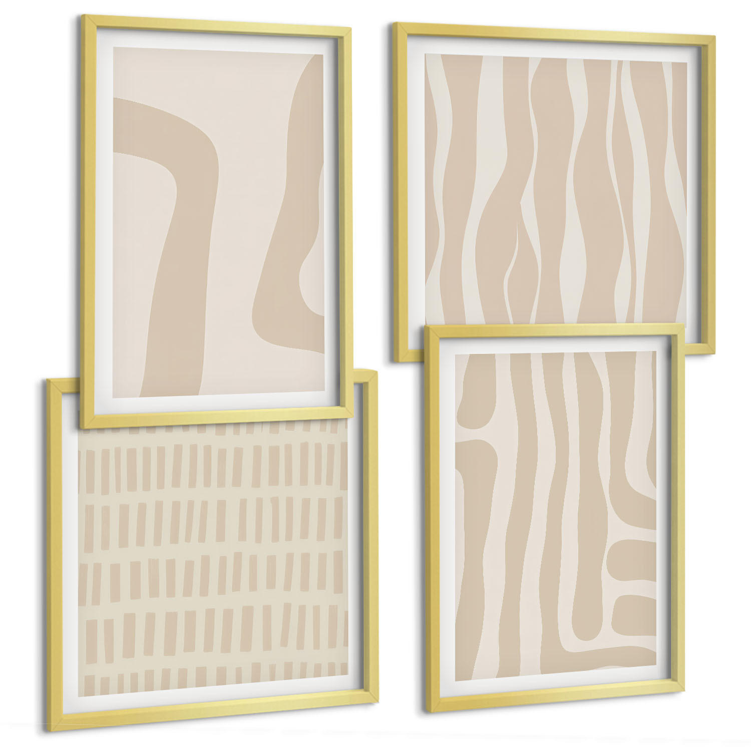 Tulup Bilder Gold 50x50 cm