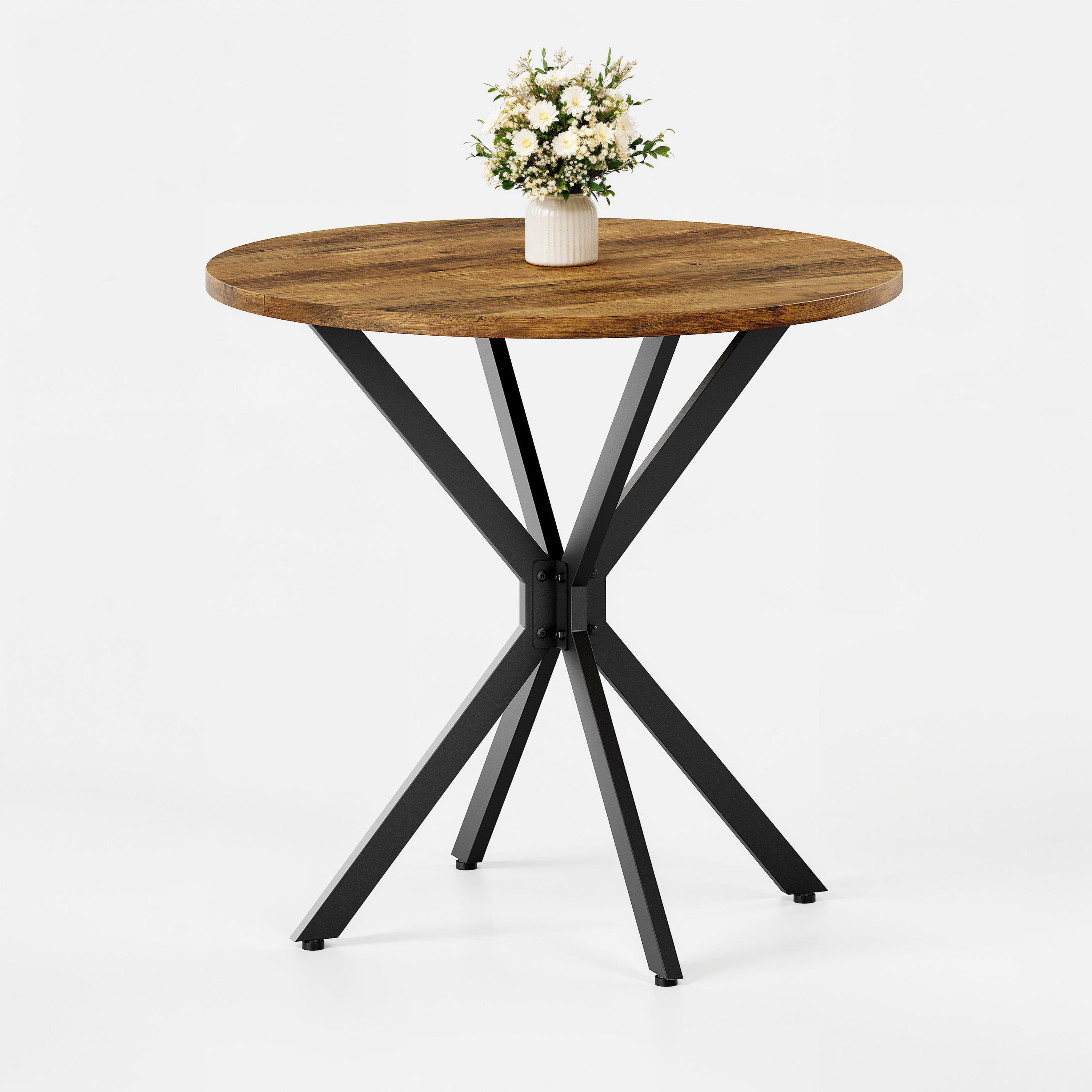 Pangivo Beistelltisch Braun 80x75x80 cm