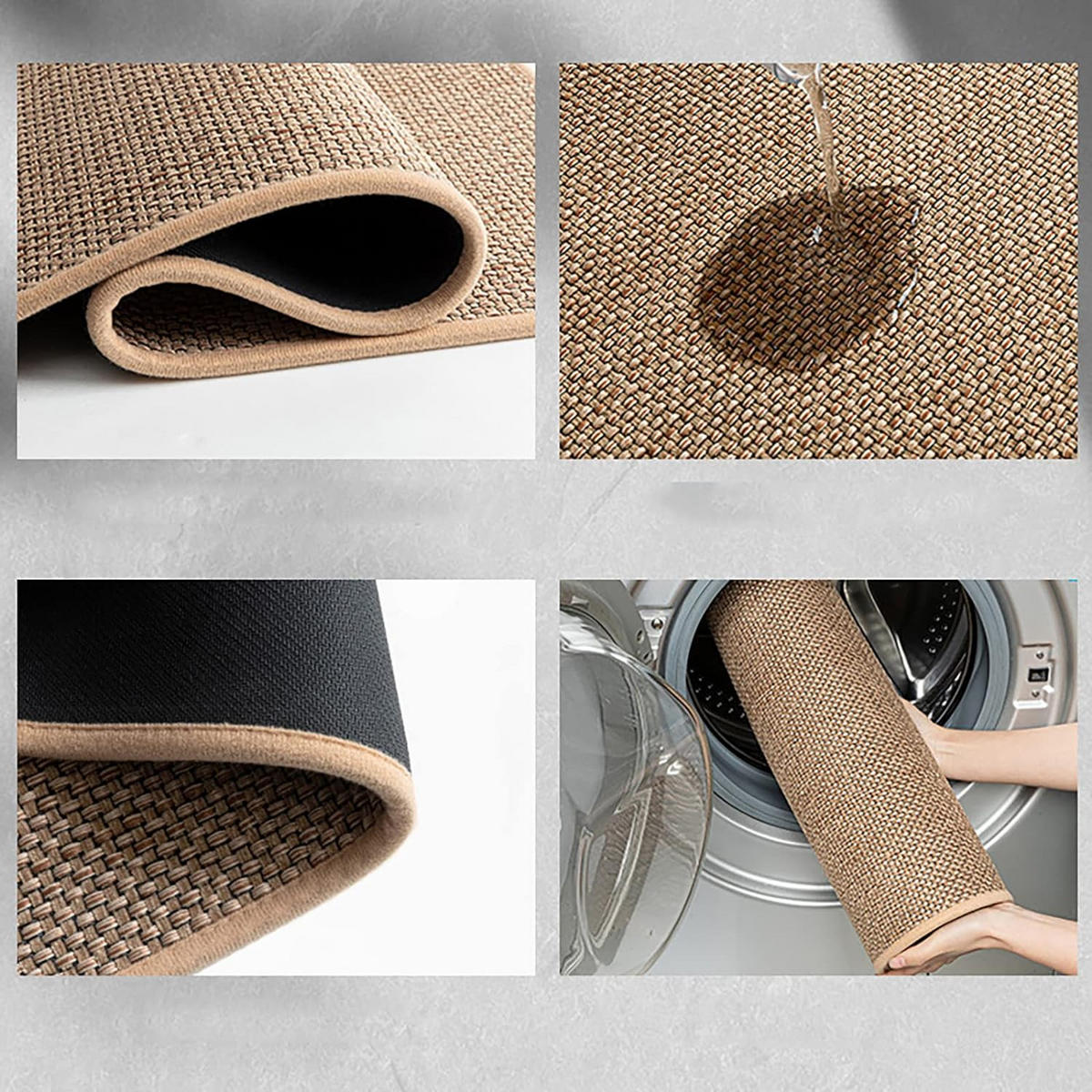 VINTAGE-TEPPICH Für Wohnzimmer und Küche, 44 × 120 cm - Hellgrau, Textil (46/25cm) - Kaket