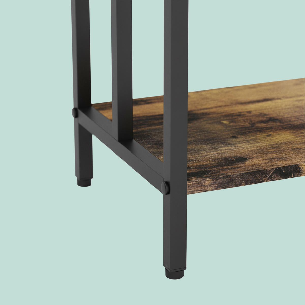 HANDTUCHSTÄNDER - Schwarz, Holzwerkstoff/Metall (43/81/28cm) - Relaxdays