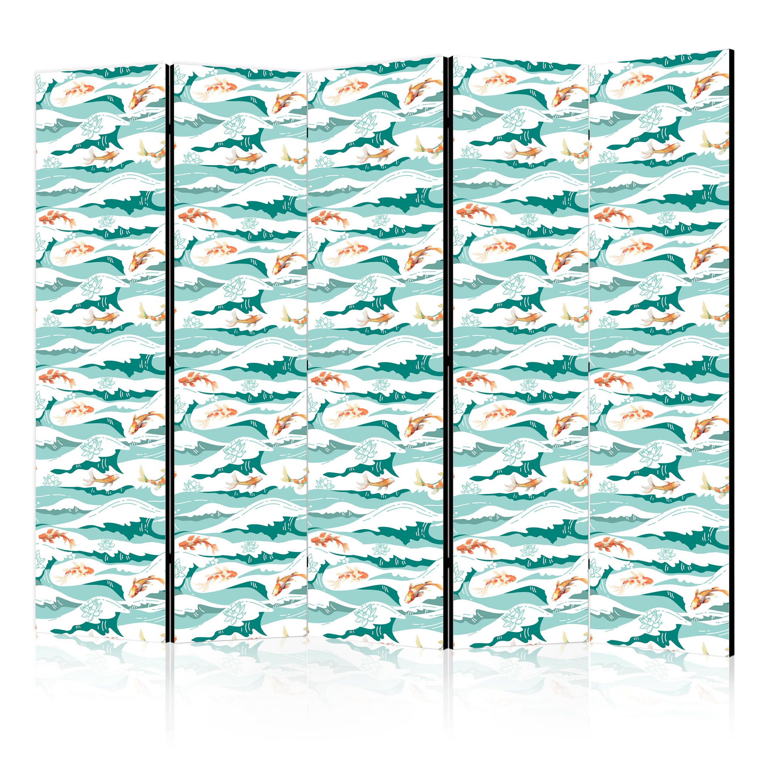 Muralo Paravent Blau 225x172x3 cm