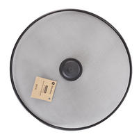 SPRITZSCHUTZ Modern Kitchen Schwarz 29/29/4 cm Metall - Schwarz, Metall (29cm) - Mondex