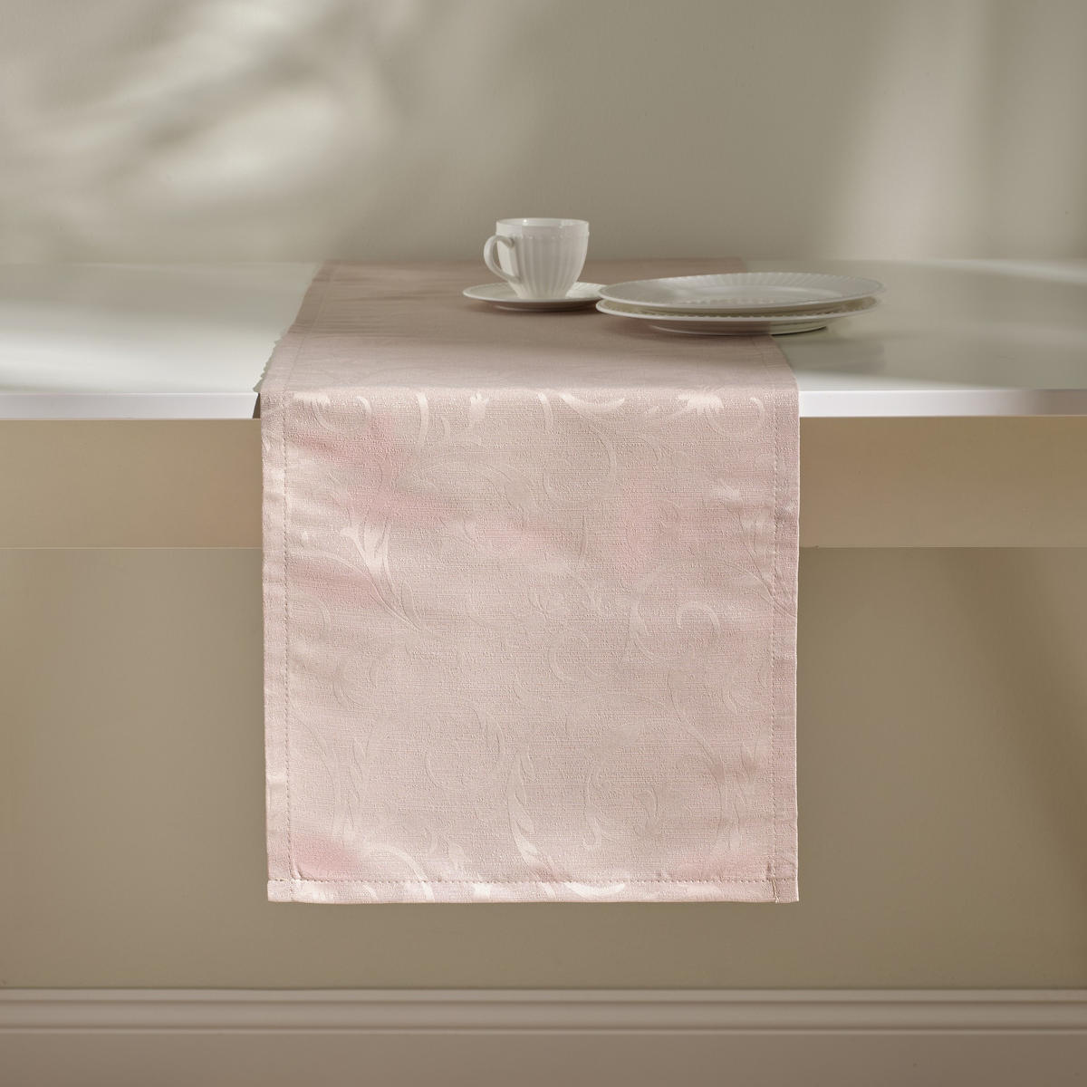 TISCHLÄUFER Avenis - Beige, Textil (180/35/1cm) - home&you