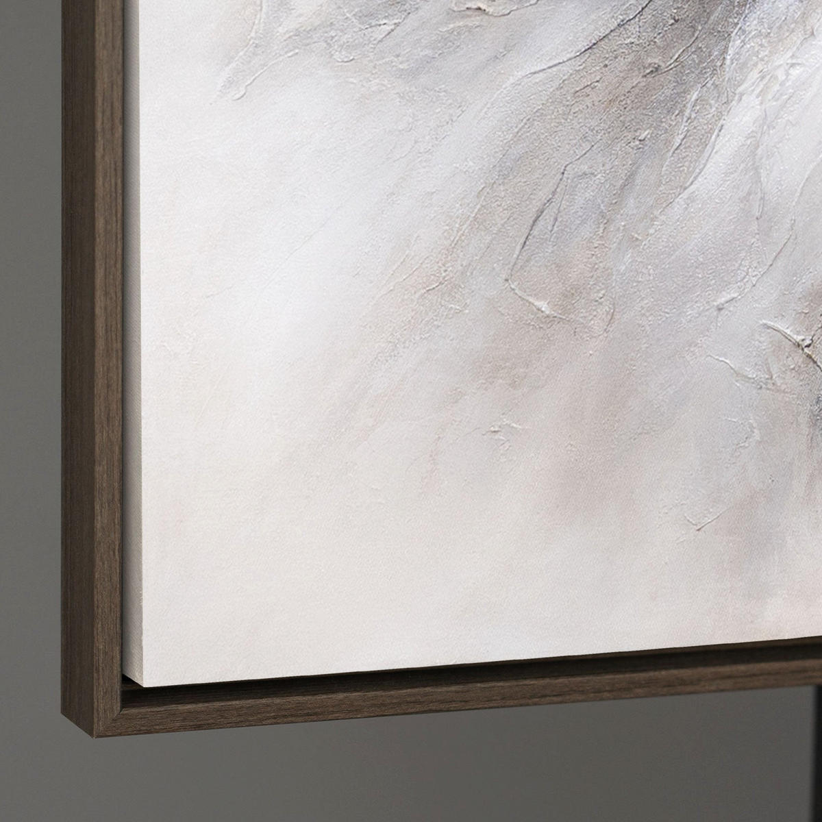 GEMÄLDE Goldener Moment Schattenfugenrahmen Grau 120x80 cm - Grau, Holz (120/80cm) - YS-art gallery