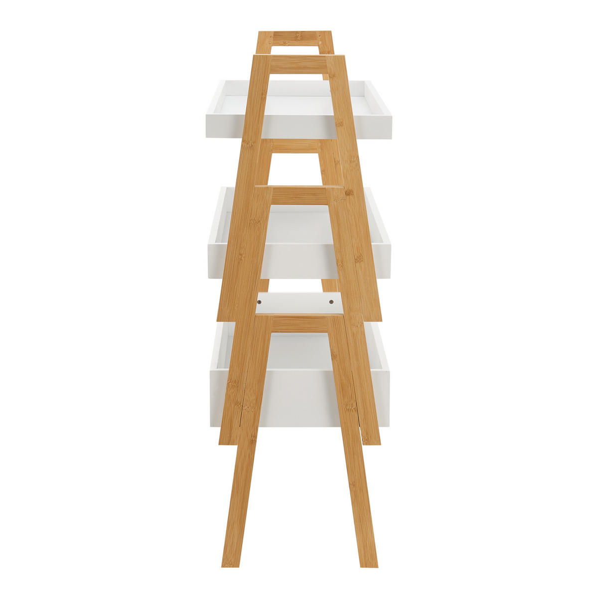 STAPELREGAL Hitra - Naturfarben/Weiß, Holz (65/85/30cm) - [en.casa]