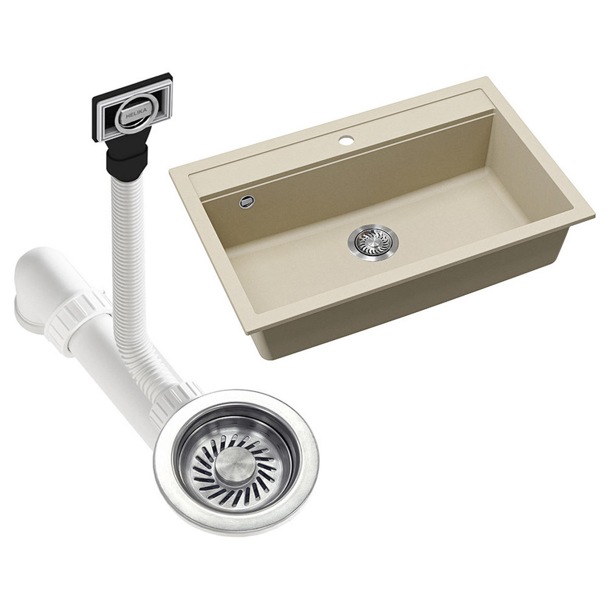 UMYVADLO Sydney Béžová - béžová, keramika (80/20/51cm) - Bergstroem