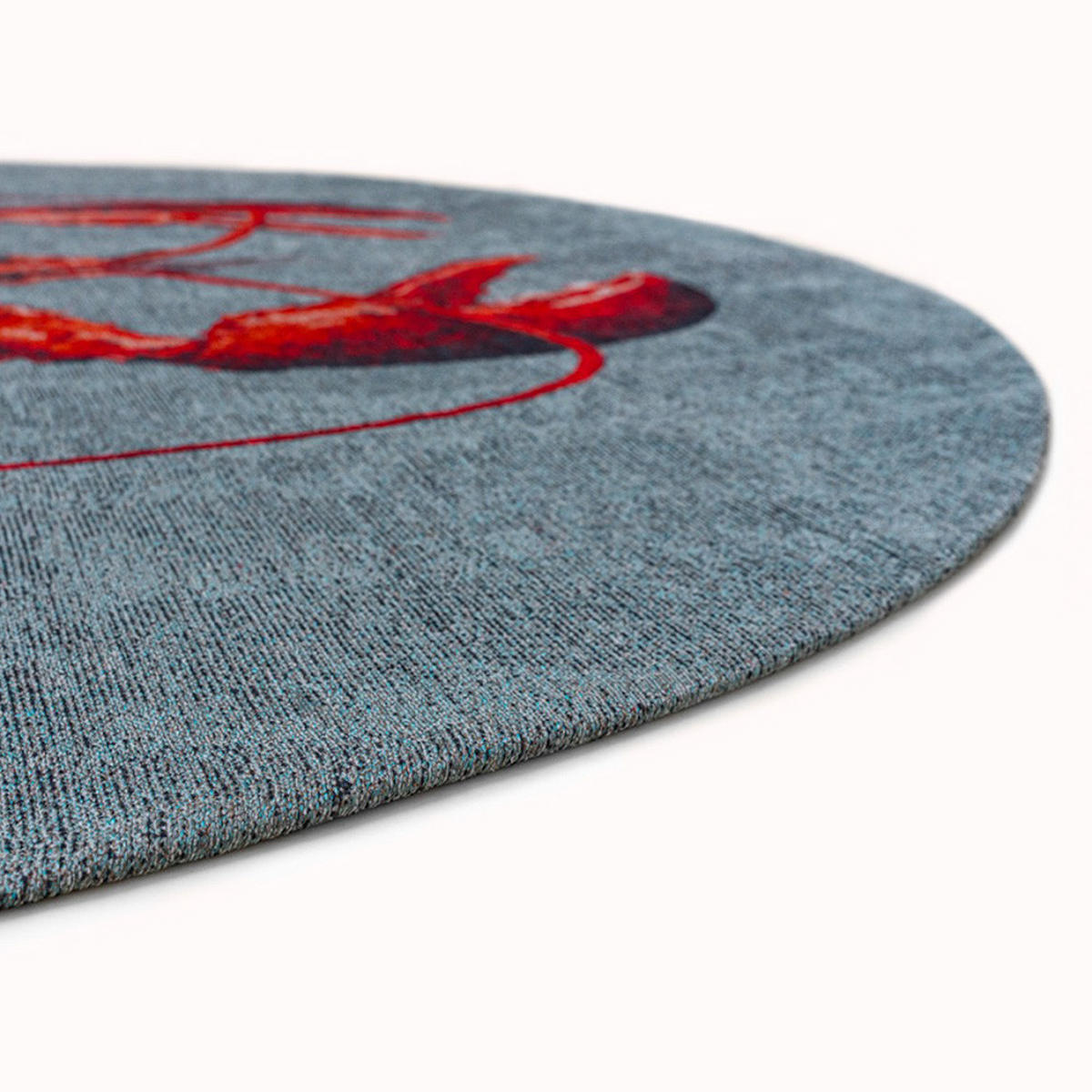 TEPPICH Steam Red Pop Lobster 240/240 cm - Grau, Kunststoff/Textil (240/240cm) - Louis De Poortere