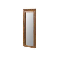 WANDSPIEGEL Akazie 56x8x150 natur lackiert BARK #122 - Braun, Holz (56/150/8cm) - Massivmoebel24