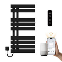 HEIZKÖRPER Elektrisch WLAN Thermostat Schwarz 100/50 cm - Schwarz, Metall (50/100/11cm) - EMKE