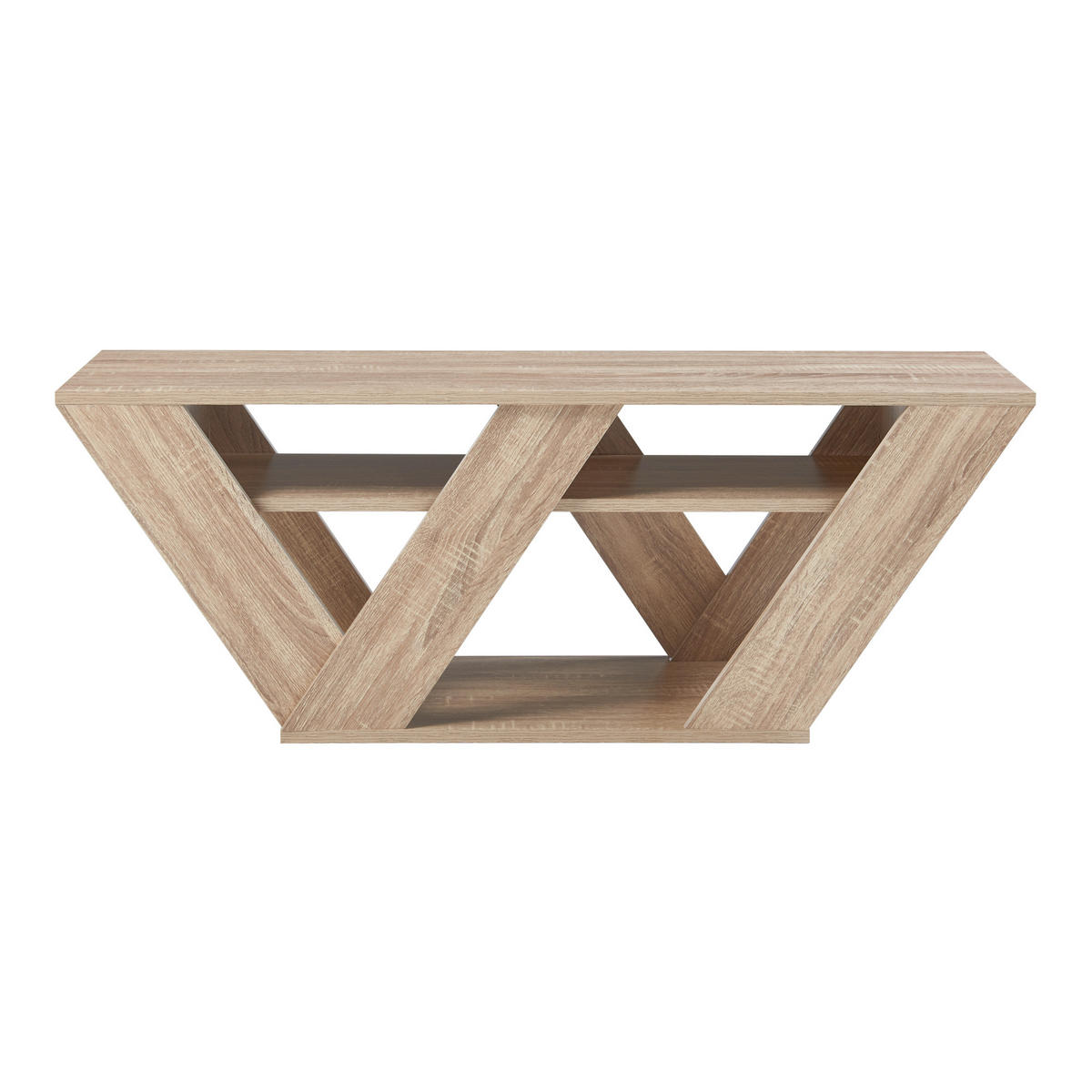 FERNSEHTISCH Nome - Eichefarben, Holzwerkstoff (30/40/110cm) - [en.casa]