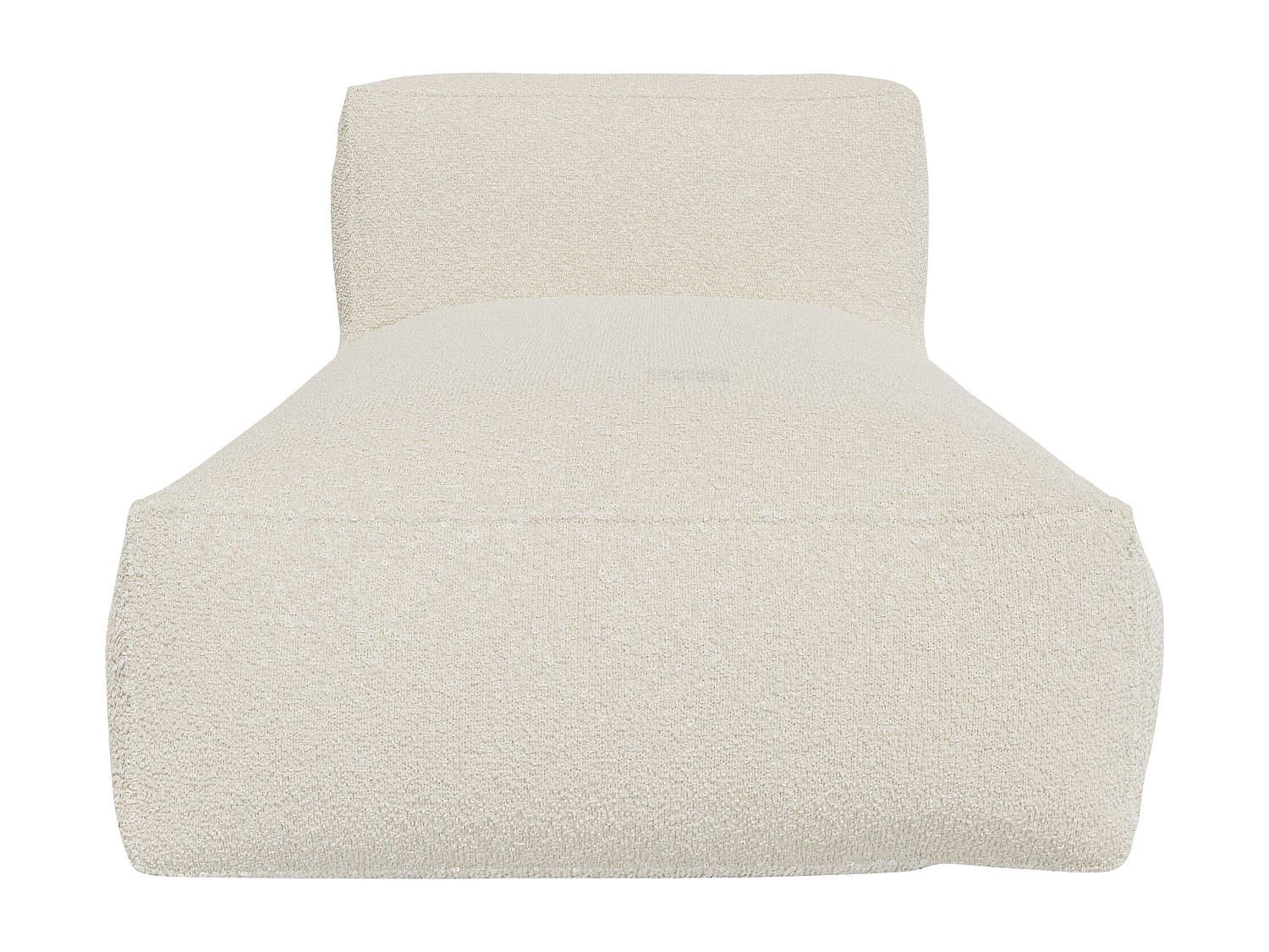 RECAMIERE ohne Schlaffunktion - 1 Person - Stoff - Gebrochenes Weiß - - Weiß, Textil (95/80/175cm) - Vente-Unique