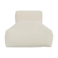 RECAMIERE ohne Schlaffunktion - 1 Person - Stoff - Gebrochenes Weiß - - Weiß, Textil (95/80/175cm) - Vente-Unique
