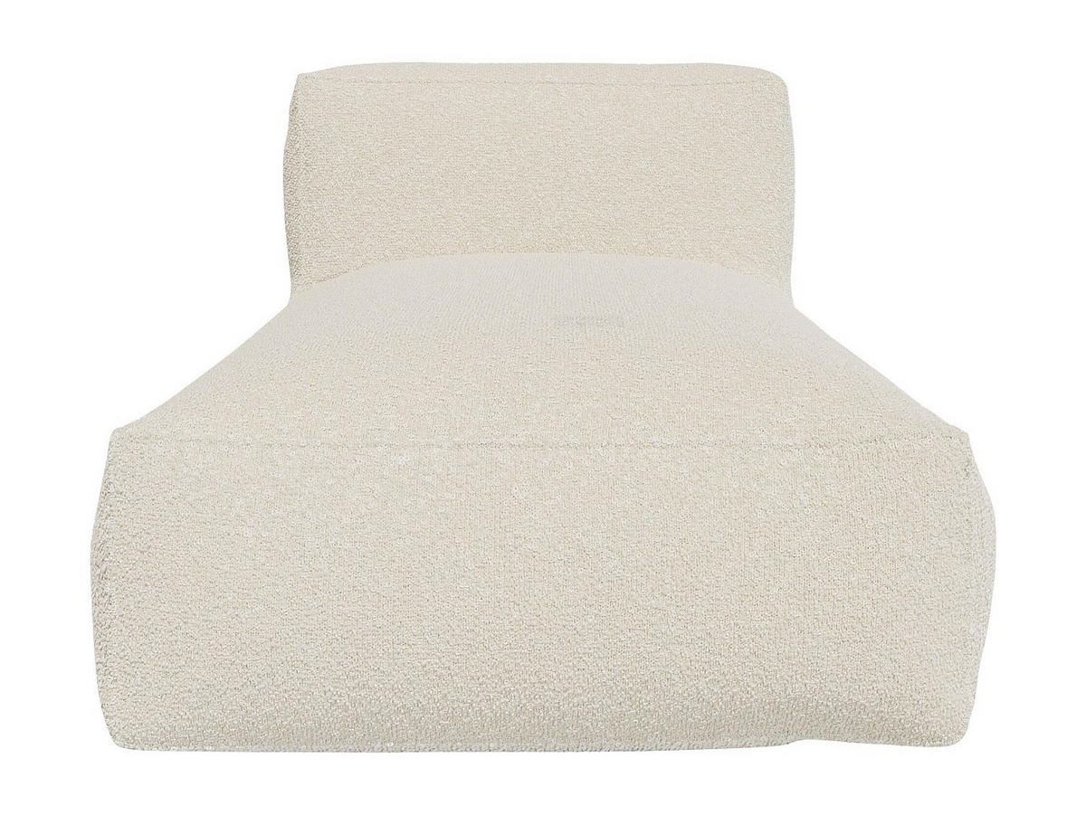 RECAMIERE ohne Schlaffunktion - 1 -Sitzer - Polyester - gebrochenes weiß - NOUMARA - Weiß, Textil (95/80/175cm) - Vente-Unique