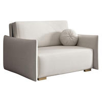 SCHLAFSOFA Viva Glov II - Creme/Naturfarben, Holz/Textil (134/85/98cm) - MIRJAN24