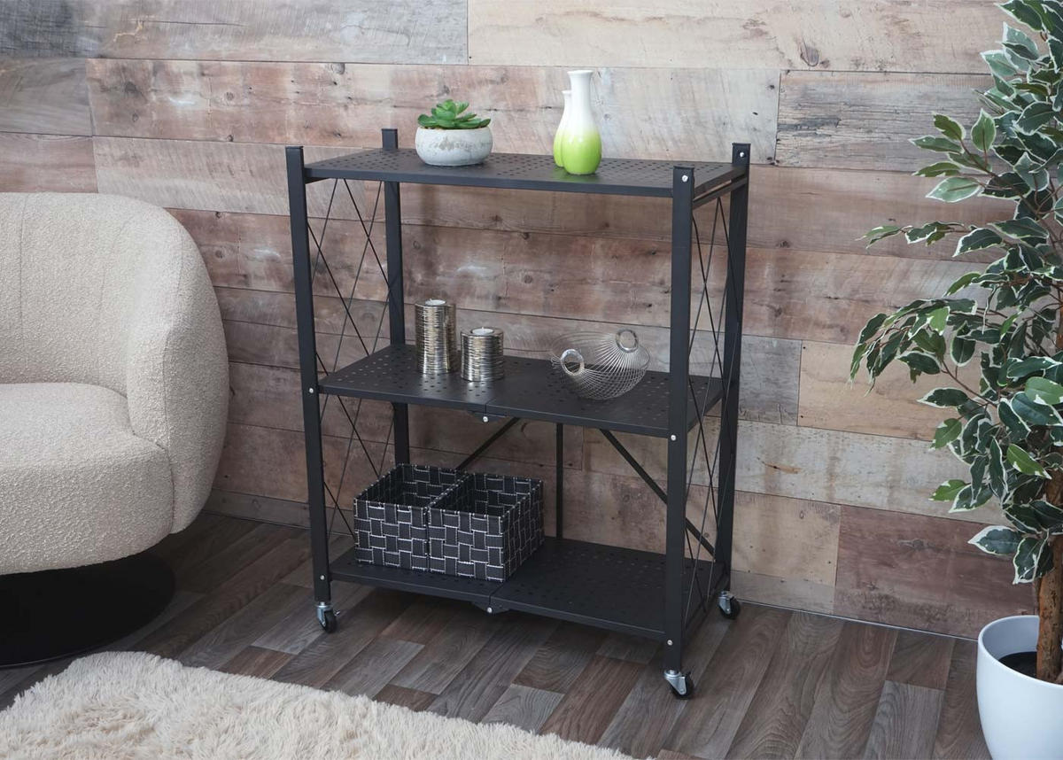 REGAL KLAPPBAR Schwarz - Schwarz, Metall (71/89/36cm) - MCW