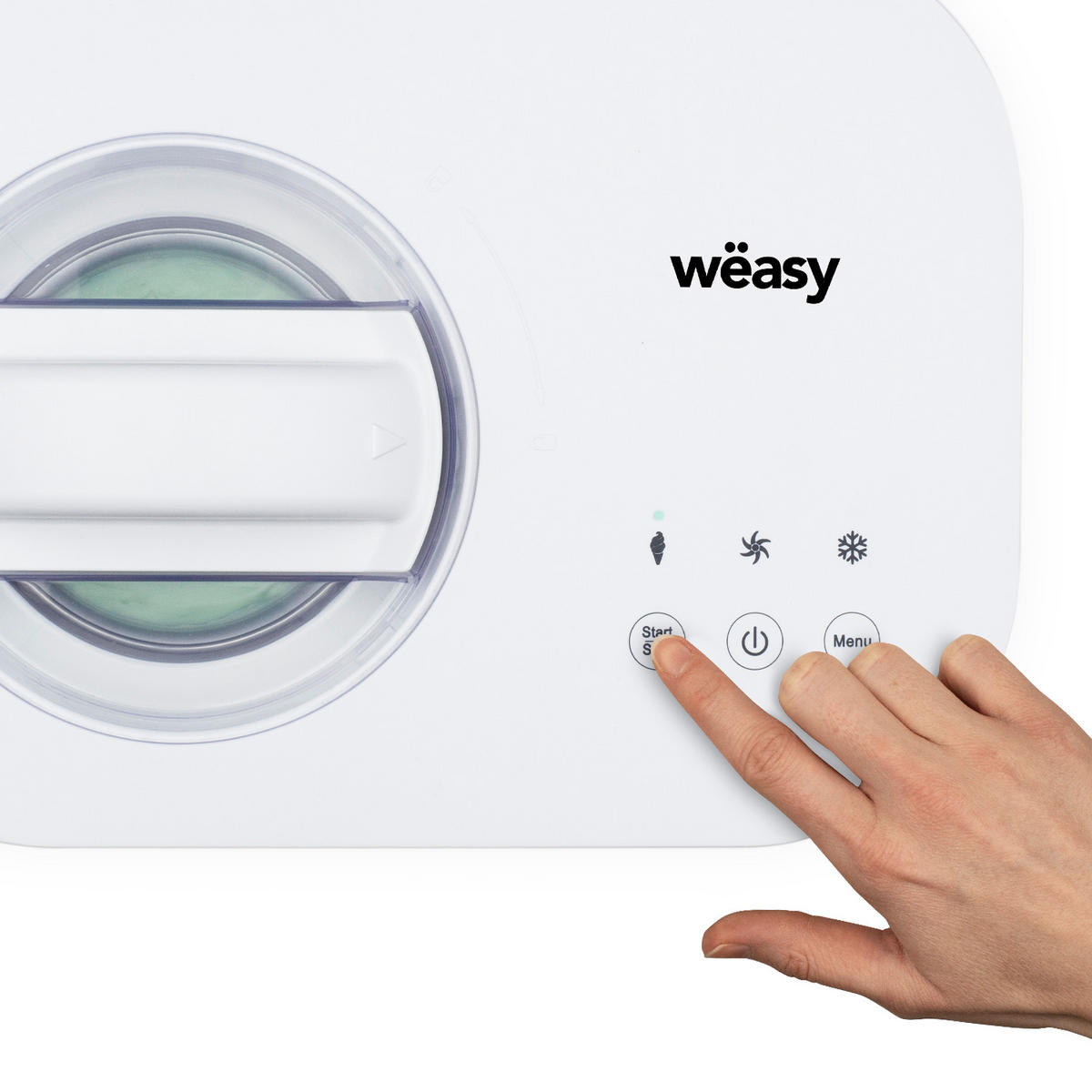 WËASY Eisturbine YUM135 - Weiß, Kunststoff (25.7/22.5/35.2cm) - Weasy