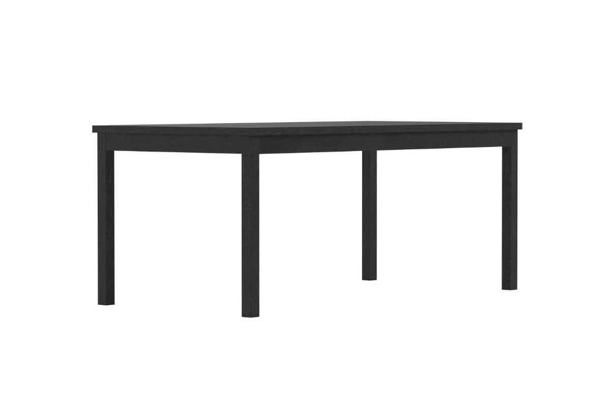 GARTENTISCH, Kenya, Schwarz, Teak., 90 x 180 x 75 cm - Schwarz, Holz (180/90/75cm) - ebuy24