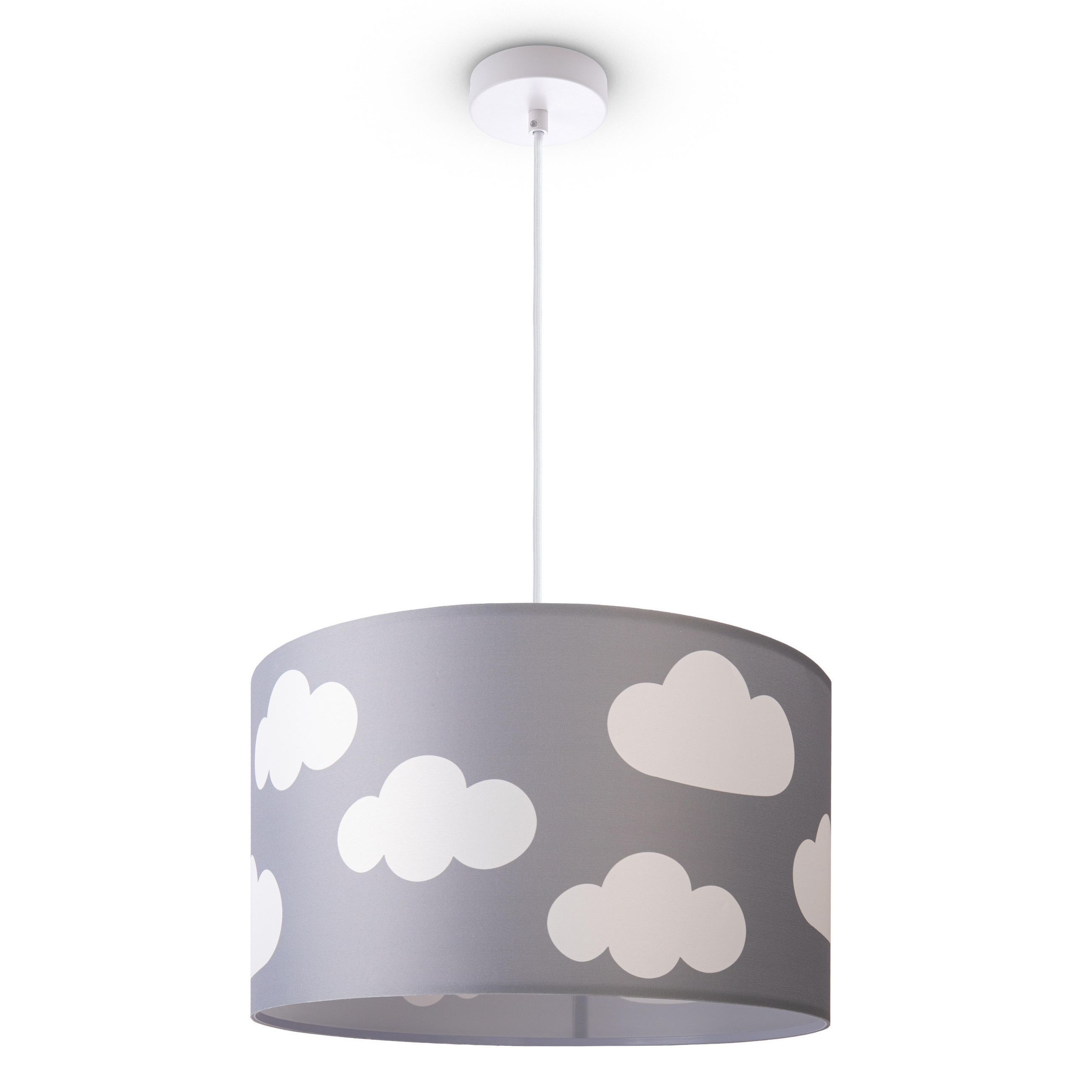 PENDELLEUCHTE Hugo Pd1 Cos 342 - Hellgrau, Metall (45.5/45.5/27cm) - Paco Home