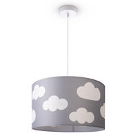 PENDELLEUCHTE Hugo Pd1 Cos 342 - Hellgrau, Metall (45.5/45.5/27cm) - Paco Home