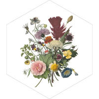 WANDTATTOO Blumenstrauß 70 x 81 cm - Multicolor, Papier (70/81/81cm) - ESTAhome