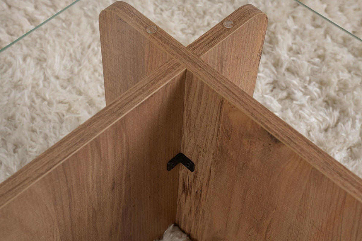 COUCHTISCH flavio Braun - Braun, Holz (105/65/30cm) - Habitat Garten