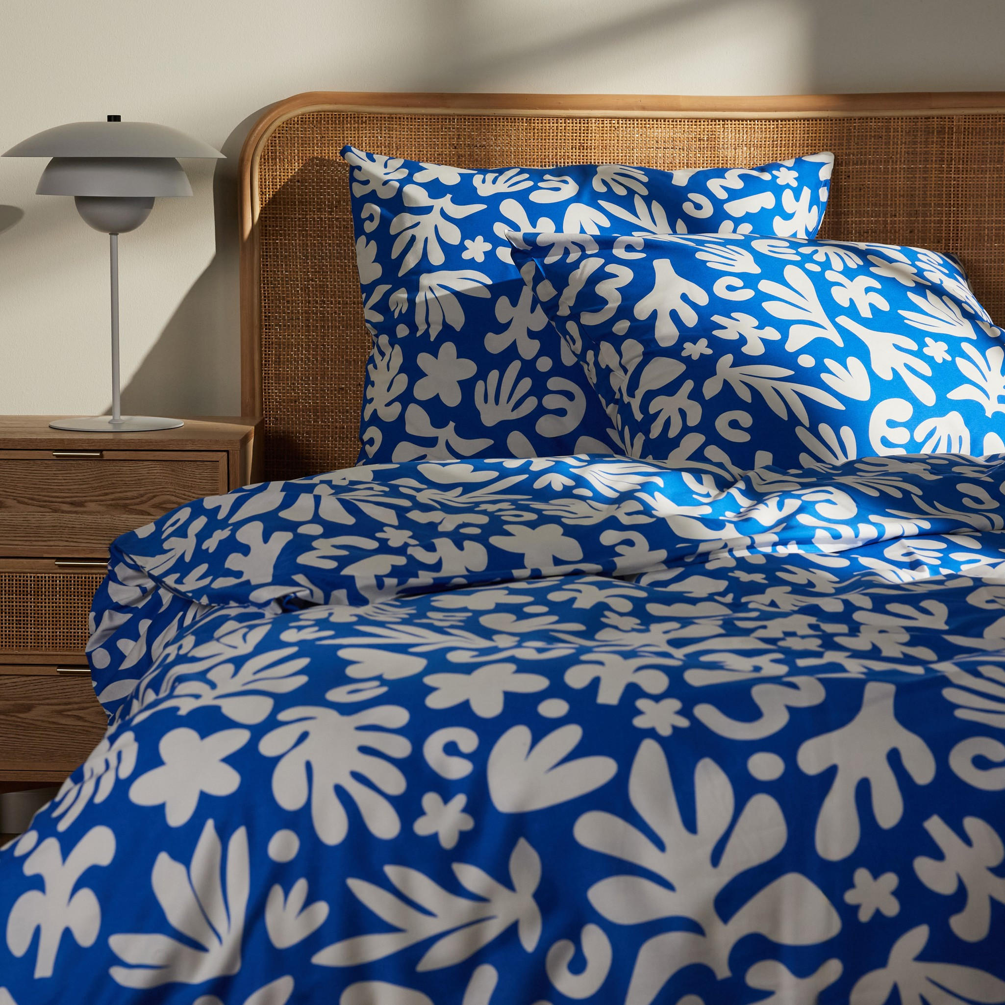 BETTWÄSCHE Breeze - Dunkelblau, Textil (160/200cm) - home&you