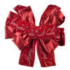 SCHLEIFE Santa Lila Rot 32x32x130 cm Kunststoff - Rot, Kunststoff (32/130/32cm) - Mondex