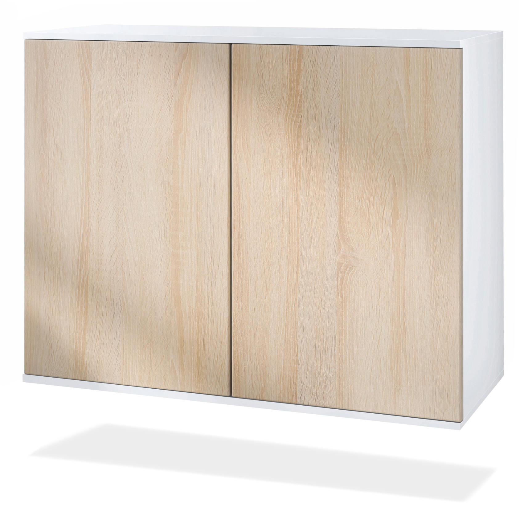 KOMMODE Skadu Eiche sägerau - Eiche San Remo, Holzwerkstoff (92.5/73.5/35cm) - Vladon