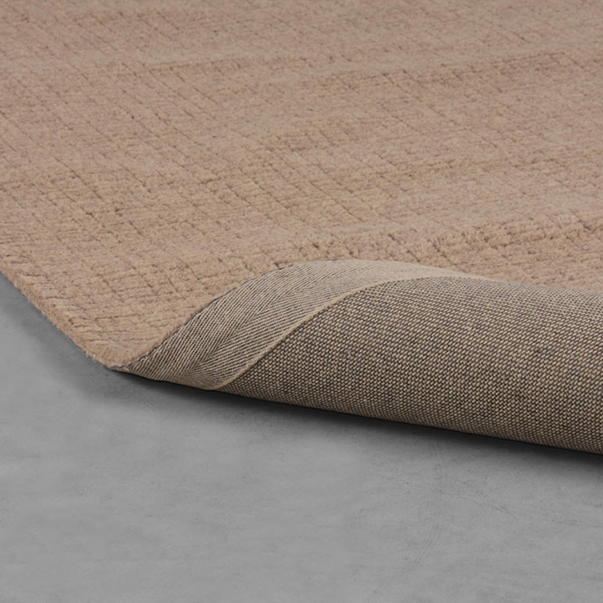 TEPPICH Wolly Taupe 200/300/2 cm - Taupe, Textil (300/200cm) - LABEL51
