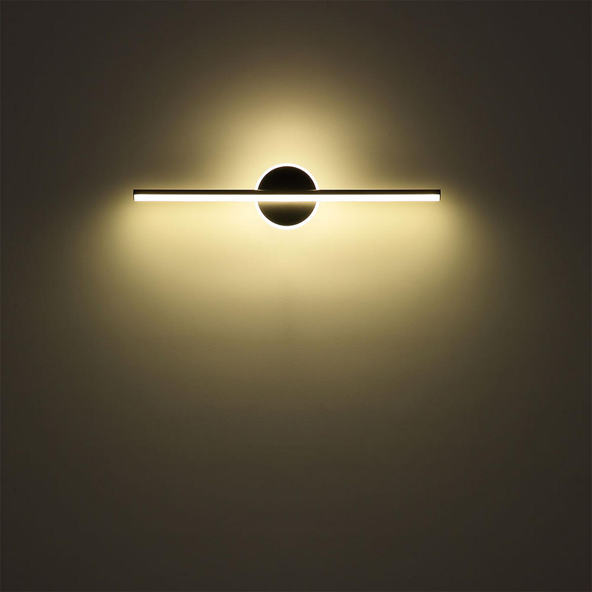 LED WANDLEUCHTE Metall Schwarz matt - Schwarz, Metall (60.8/13/60.8cm) - Globo Lighting