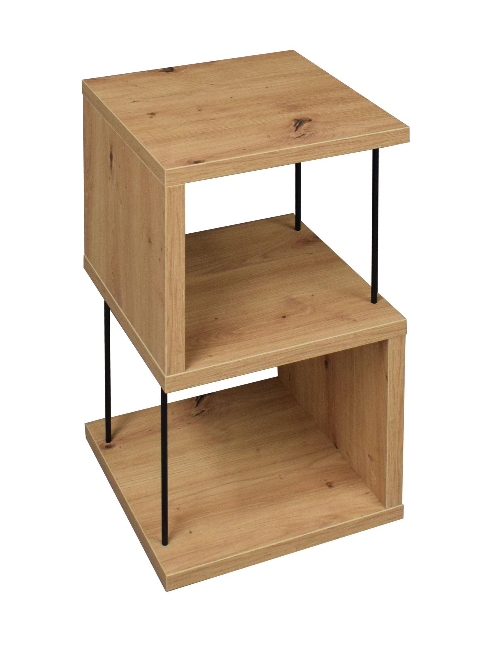 REGAL Elga 33x33x65 aus Holzwerkstoff in der Farbe asteiche - Naturfarben, Kunststoff (33/65/33cm) - 58aufmkessel