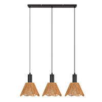 PENDELLEUCHTE ASCHAFFENBURG Ⅲ 74/56/120 cm - Schwarz, Metall (74/56/120cm) - Nettlife