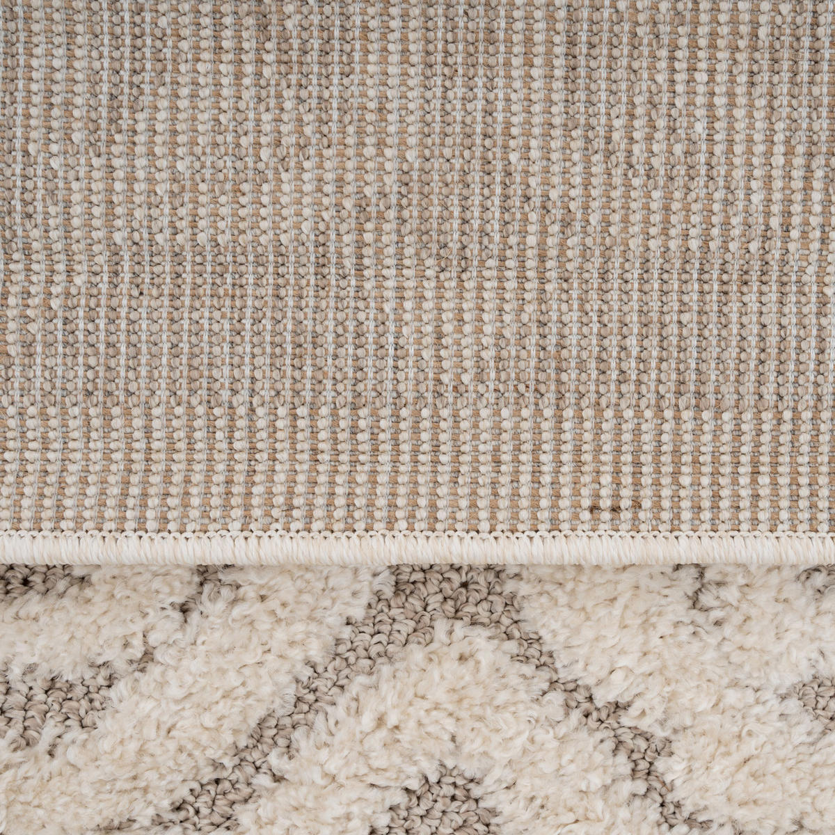 VINTAGE-TEPPICH Meya Beige - Beige, Textil (120/170cm) - Kukoon Rugs
