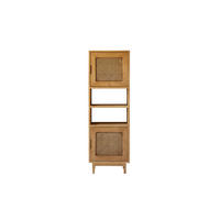 HOCHSCHRANK Luis Natur aus Ulme - Naturfarben, Holz (45/135/35cm) - Tikamoon